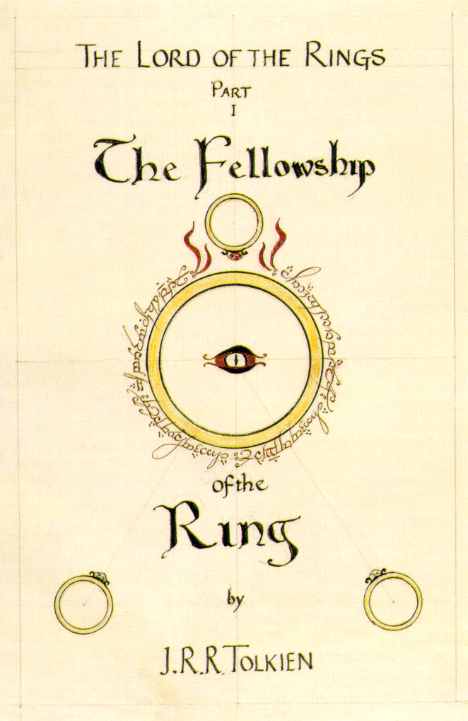 The Fellowship Of The Ring Book Cover by JRR Tolkien_1